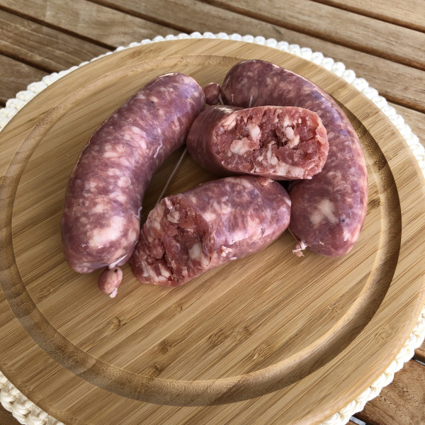 Salsiccia Salamella Nostrano, Salsiccia / Grillierst ohne Knoblauch (FRISCHEPRODUKT! Bitte beachten: nur auf Bestellung!)